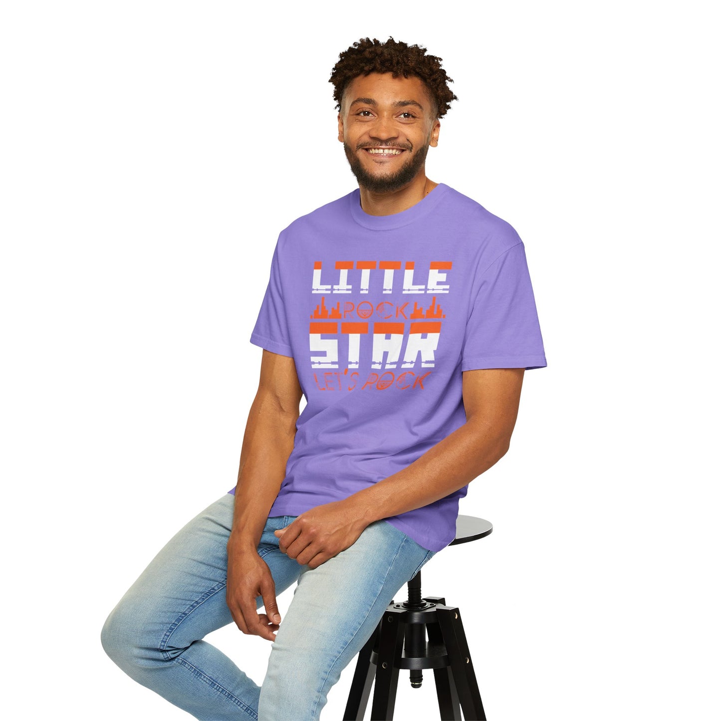 Thrilling Little Rock Star Born To Rock Rock And Roll Passion Rocker At Heart Rock Enthusiasm Unisex Heavy Cotton T-Shirt