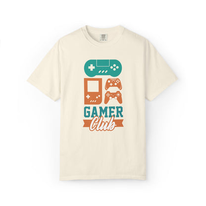 Funny Gamer Club Sarcastic Retro Gaming Gaming Consoles Gaming Community Unisex Heavy Cotton T-Shirt