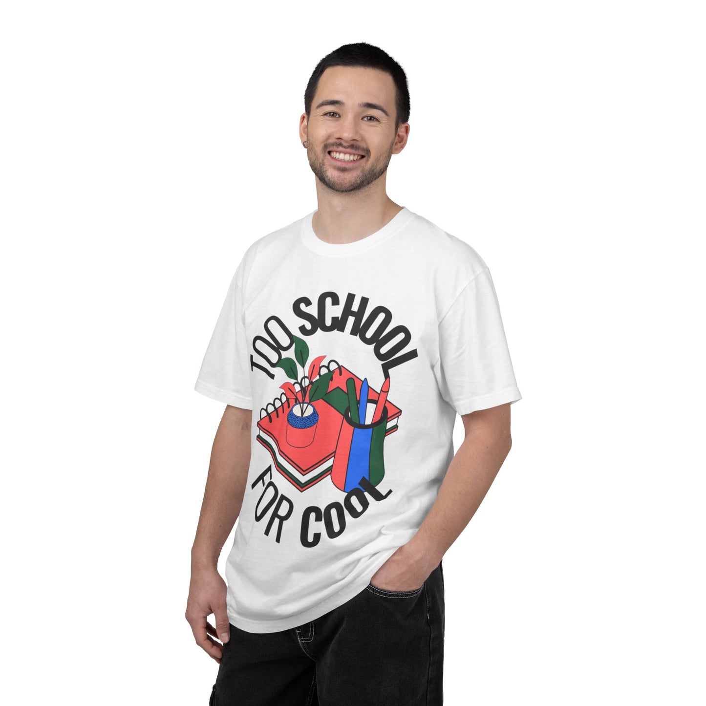 Too School for Cool Unisex Garment-Dyed T-shirt