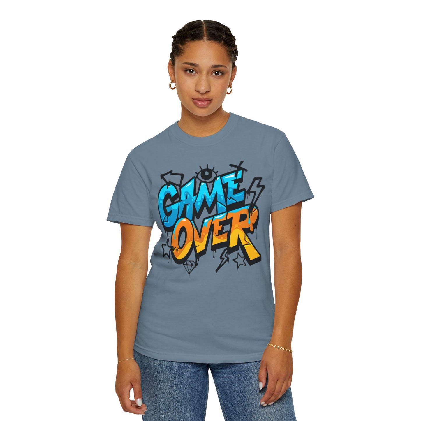 Game Over Unisex Garment-Dyed T-shirt