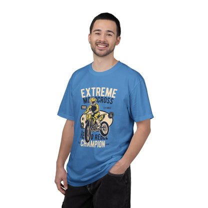 Extreme Champion Epic Trail Exploration Tee Thrill-Seeking Stunt Mastery Downhill Rush Unisex Heavy Cotton T-Shirt
