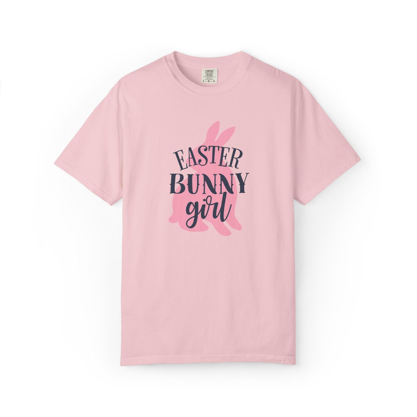Easter Bunny Girl Holy Week Celebration Spring Festival Tee Christian Holiday Excitement Eggs Good Friday  Unisex Heavy Cotton T-Shirt