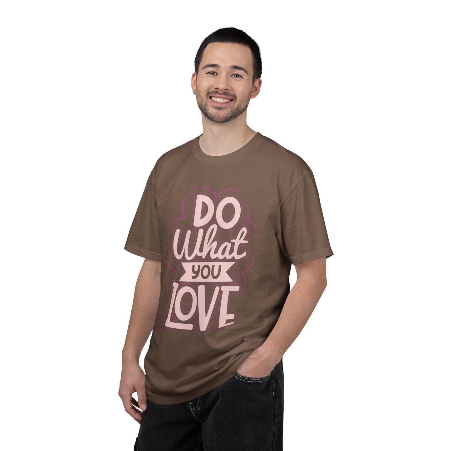 Do What You Love Motivational Tee Passion Personal Growth Interest Hobby Unisex Heavy Cotton T-Shirt