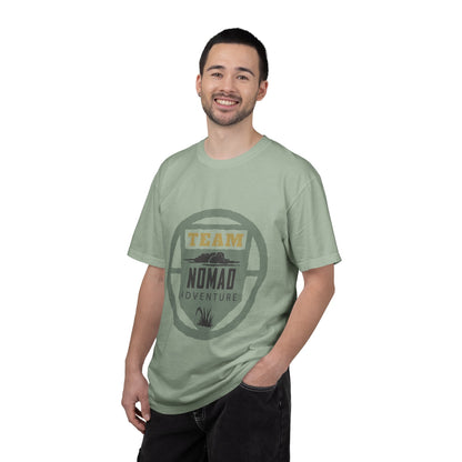 Team Nomad Constant Movement Discovery Freedom Adventure Enthusiasts Unisex Heavy Cotton T-Shirt