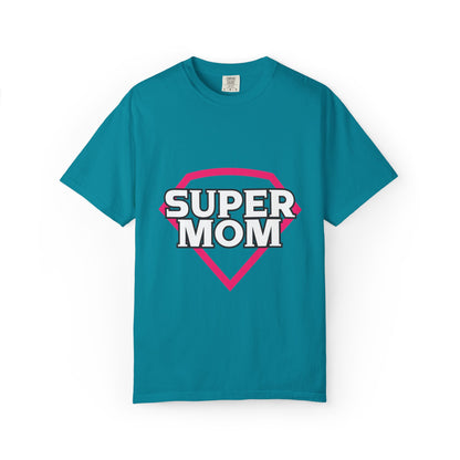Cute Super Mom Motherhood Mama Love Master Multitasker Life Giver Wonder Woman Unisex Heavy Cotton T-Shirt