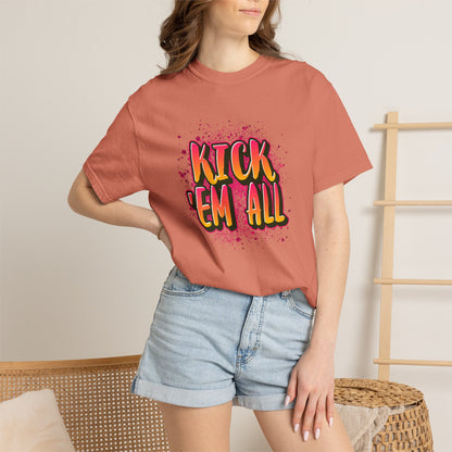 Kick Em All Unisex Heavy Cotton T-Shirt