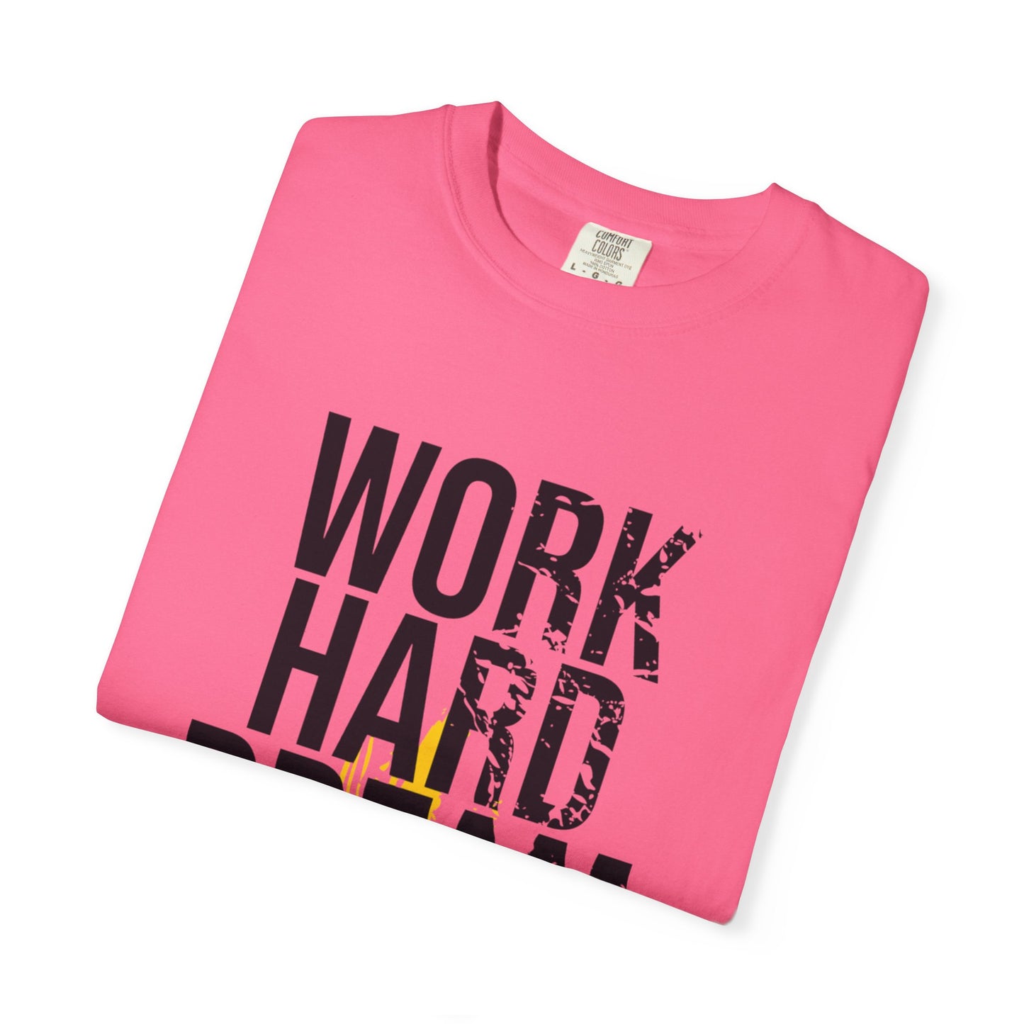 Work Hard Dream Big Creativity Imagination Tee Determination Reach For The Stars Unisex Heavy Cotton T-Shirt