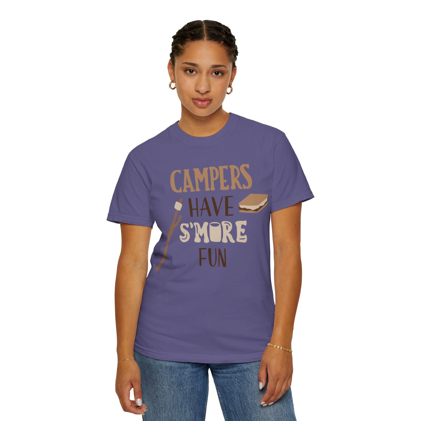 Campers Adventure Mountain Tee Belays Ropes Fun Activities Unisex Heavy Cotton T-Shirt
