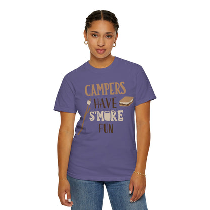 Campers Adventure Mountain Tee Belays Ropes Fun Activities Unisex Heavy Cotton T-Shirt