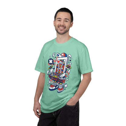 Dj King Play Card Hip Hop Vibes Trends Pop Visuals Tee Remixes Music Producer Unisex Heavy Cotton T-Shirt
