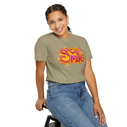 Smile Unisex Garment-Dyed T-shirt