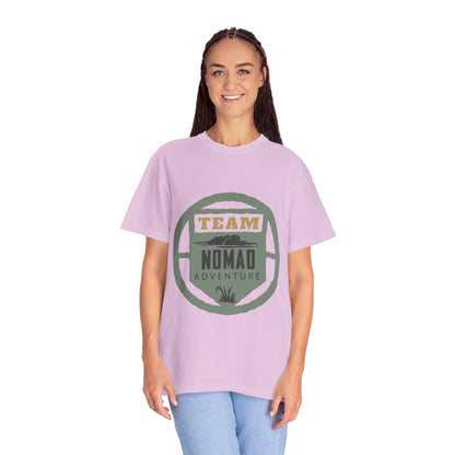 Team Nomad Constant Movement Discovery Freedom Adventure Enthusiasts Unisex Heavy Cotton T-Shirt