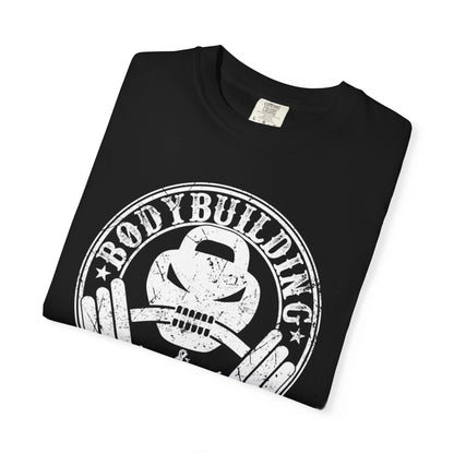Body Building & Health Supplements Trendy Tee Health Conscious Fitness Freak Exercise Motivation Gym Dedication Unisex Heavy Cotton T-Shirt