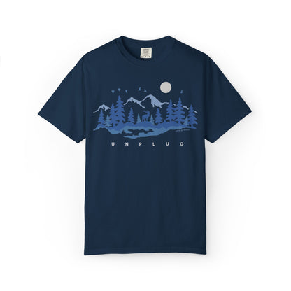 Unplug - Unisex Garment-Dyed T-shirt