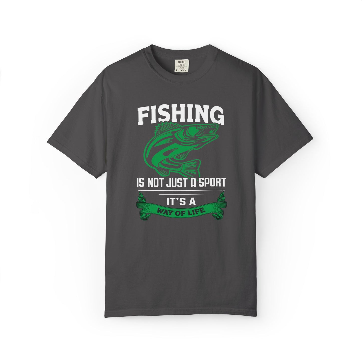 Fishing Is Not Just A Sport Reel Bait Fishing Tee Solitude Unisex Heavy Cotton T-Shirt