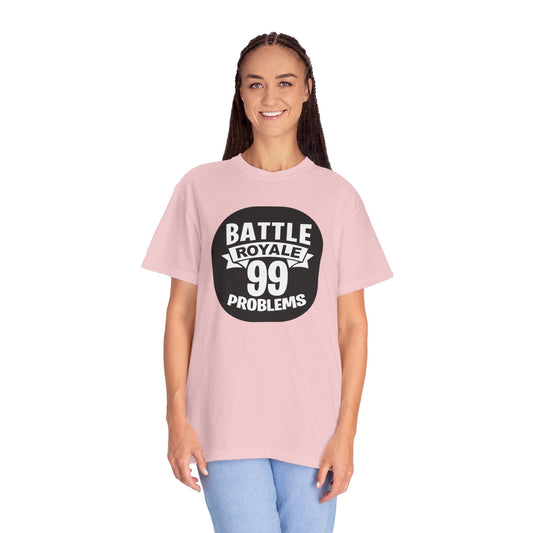Battle Royal Multiplayer Madness Tee Thrilling Elimination High-Stakes Combat Unisex Heavy Cotton T-Shirt