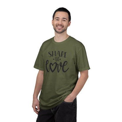 Share The Love Kindness Tee Compassion Empathy Support Community Affection Unisex Heavy Cotton T-Shirt