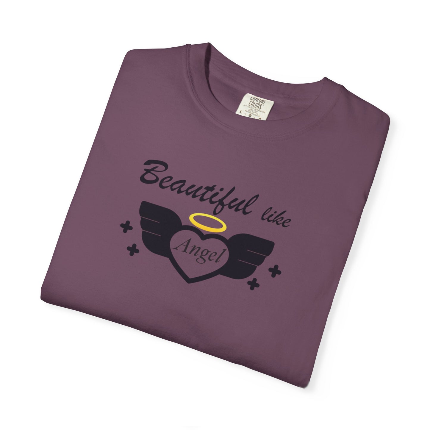 Beautiful Like Angel Politeness Tee Confidence Boost Stunning Gracefulness Unisex Heavy Cotton T-Shirt