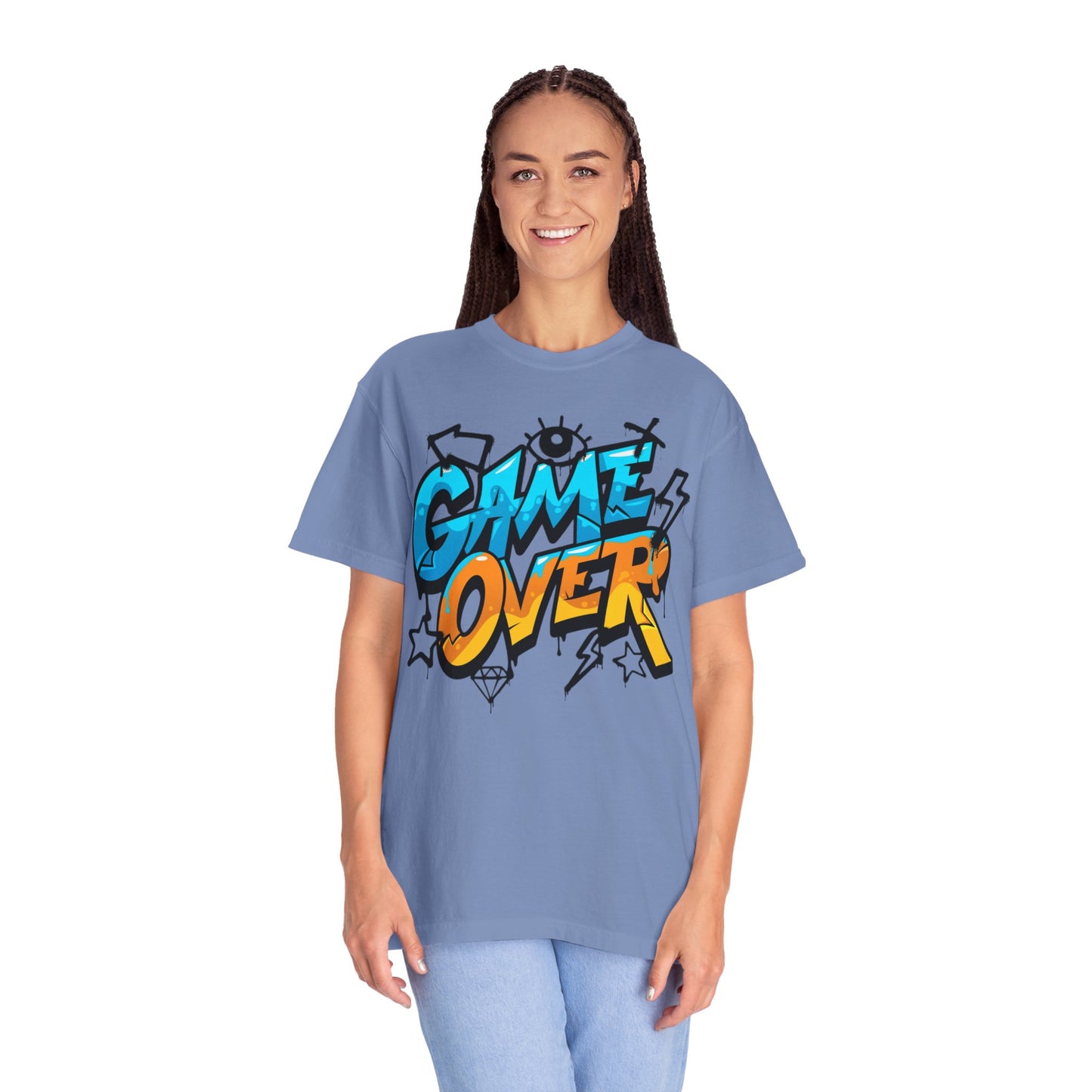 Game Over Unisex Garment-Dyed T-shirt