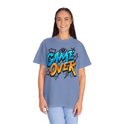 Game Over Unisex Garment-Dyed T-shirt