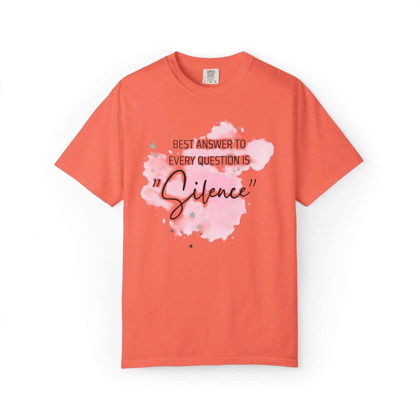Silence - Unisex Garment-Dyed T-shirt