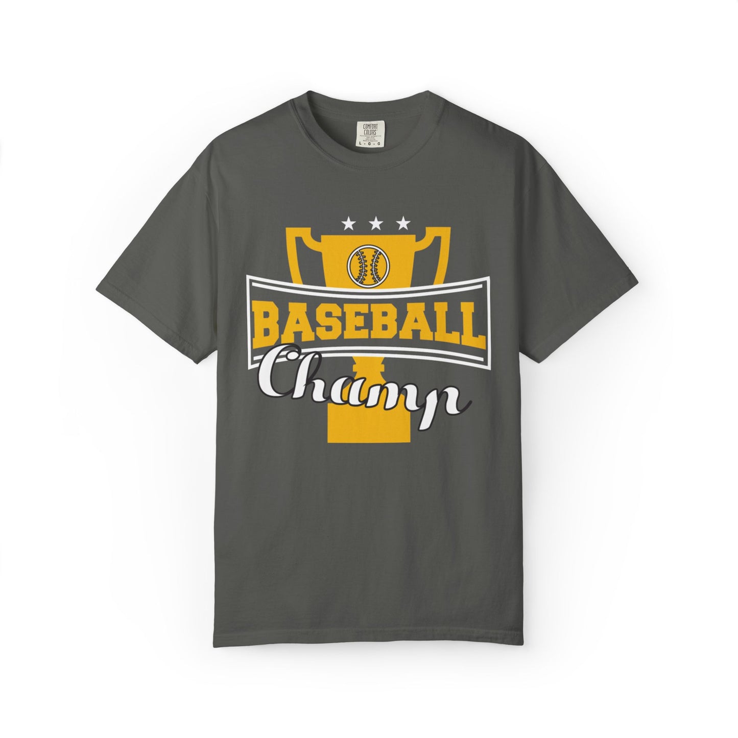 Baseball Champ Tee Bullpen Pitcher Bats League Game Sports Unisex Heavy Cotton T-Shirt