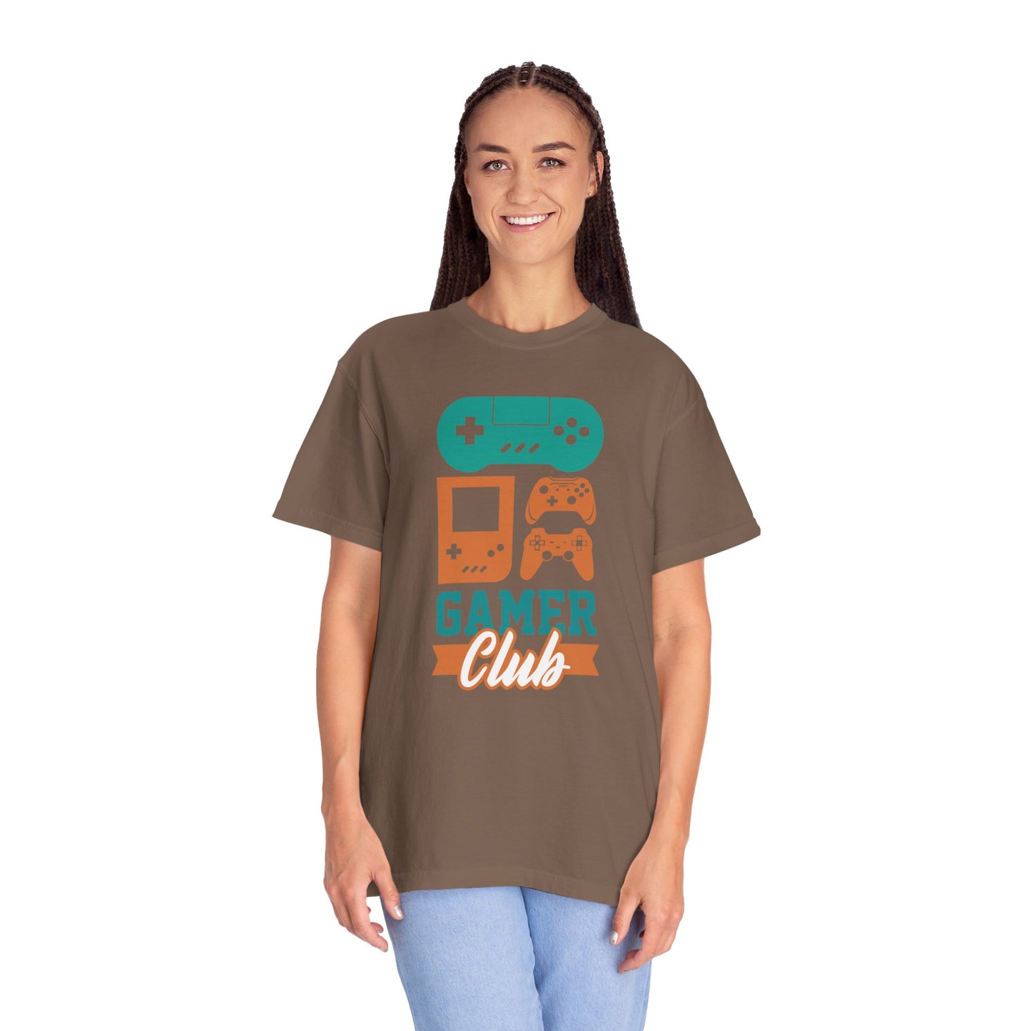 Funny Gamer Club Sarcastic Retro Gaming Gaming Consoles Gaming Community Unisex Heavy Cotton T-Shirt