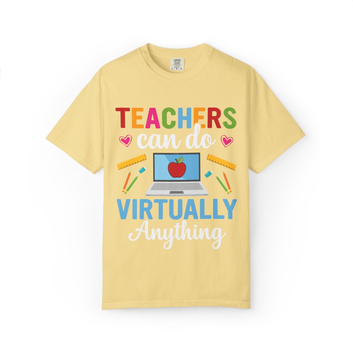 Inspirational Teacher Can Do Virtually Anything Enlightenment Bridge Builder Lifelong Mission Unisex Heavy Cotton T-Shirt
