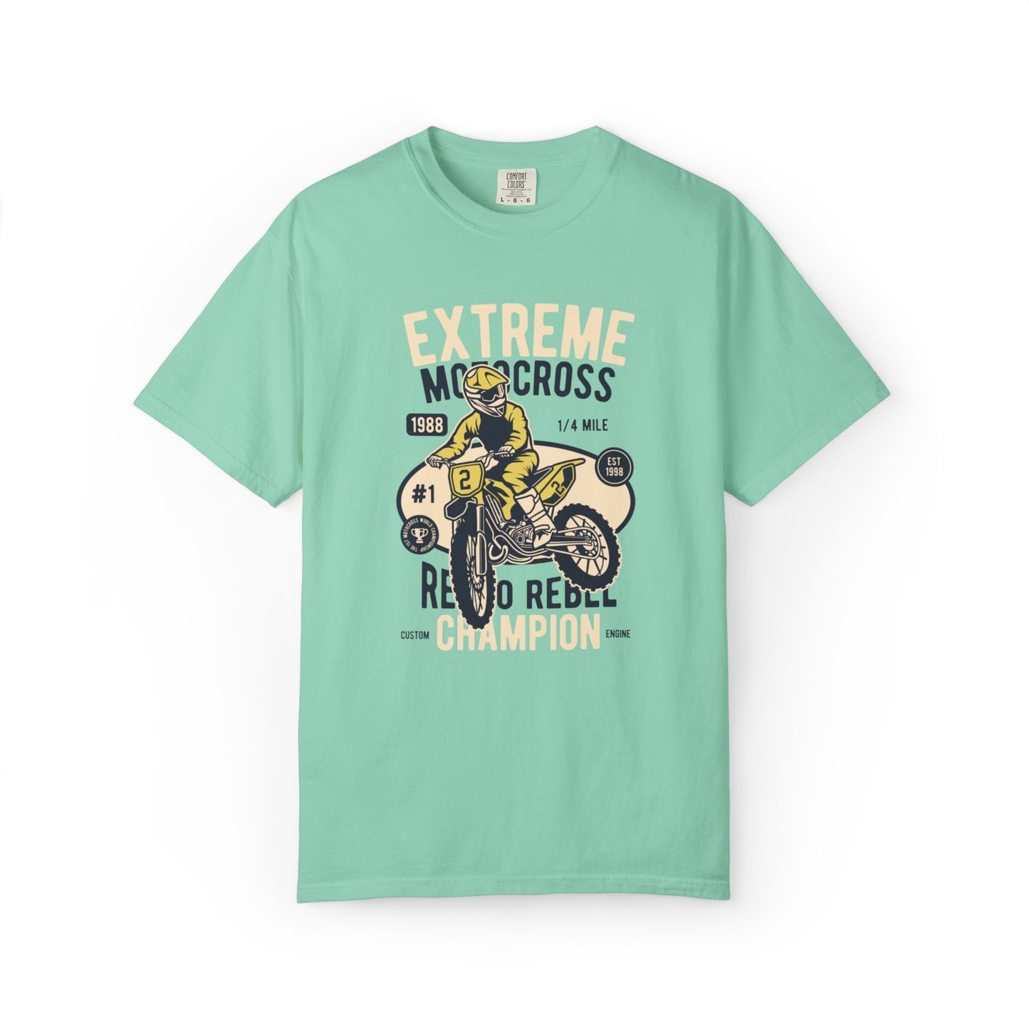 Extreme Champion Epic Trail Exploration Tee Thrill-Seeking Stunt Mastery Downhill Rush Unisex Heavy Cotton T-Shirt