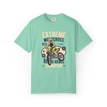 Extreme Champion Epic Trail Exploration Tee Thrill-Seeking Stunt Mastery Downhill Rush Unisex Heavy Cotton T-Shirt