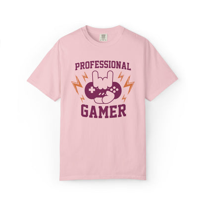 Professional Gamer Warriors Tee Non-Stop Playing Gaming Obsession Unisex Heavy Cotton T-Shirt
