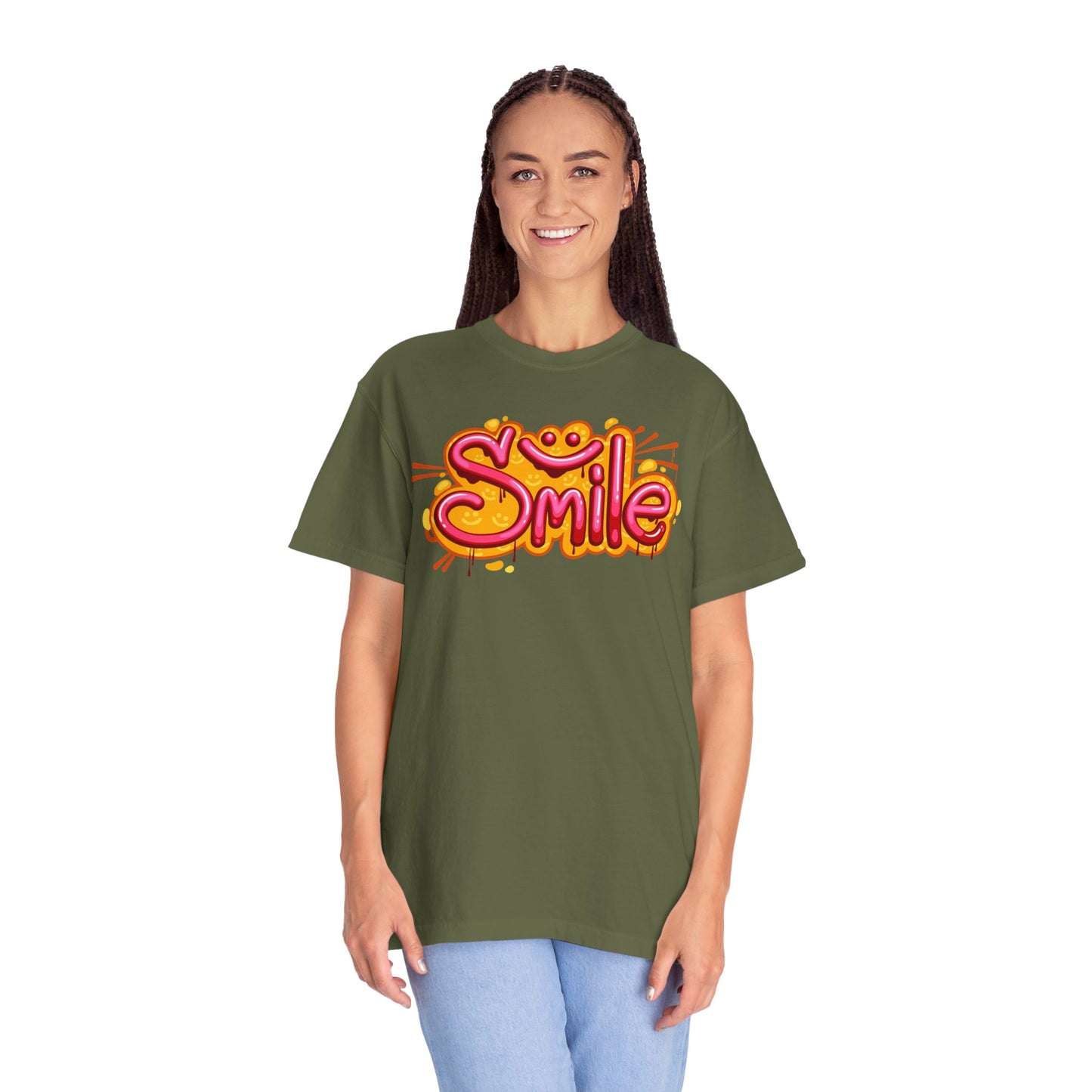 Smile Unisex Garment-Dyed T-shirt