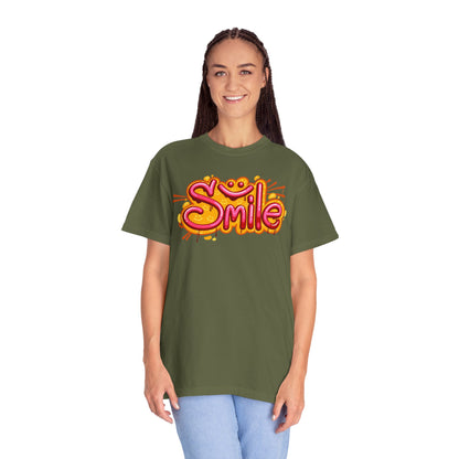 Smile Unisex Garment-Dyed T-shirt