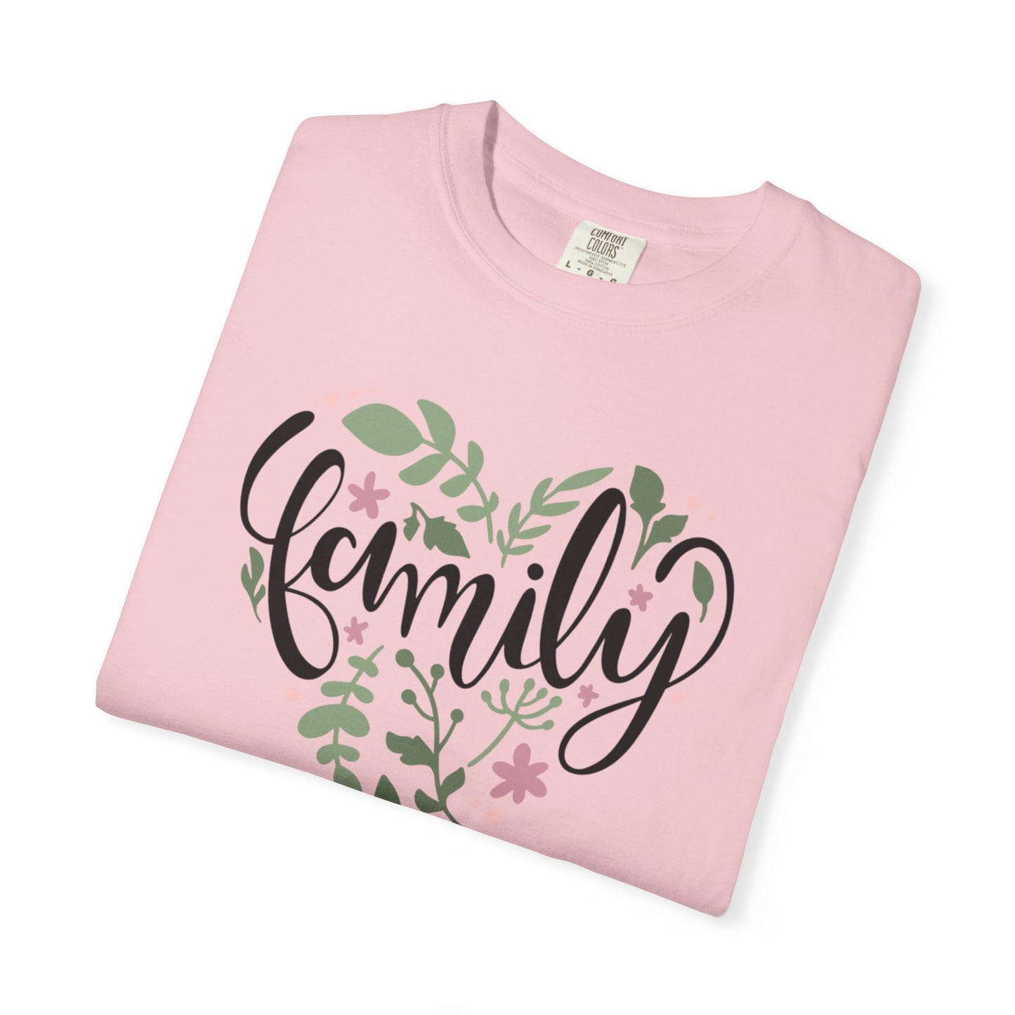 Family Trendy Tee Hug Rainbow Passion Unconditional Soulful Connection Siblings Love Parents Unisex Heavy Cotton T-Shirt
