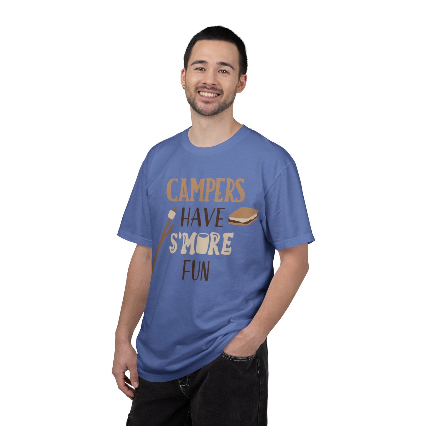 Campers Adventure Mountain Tee Belays Ropes Fun Activities Unisex Heavy Cotton T-Shirt