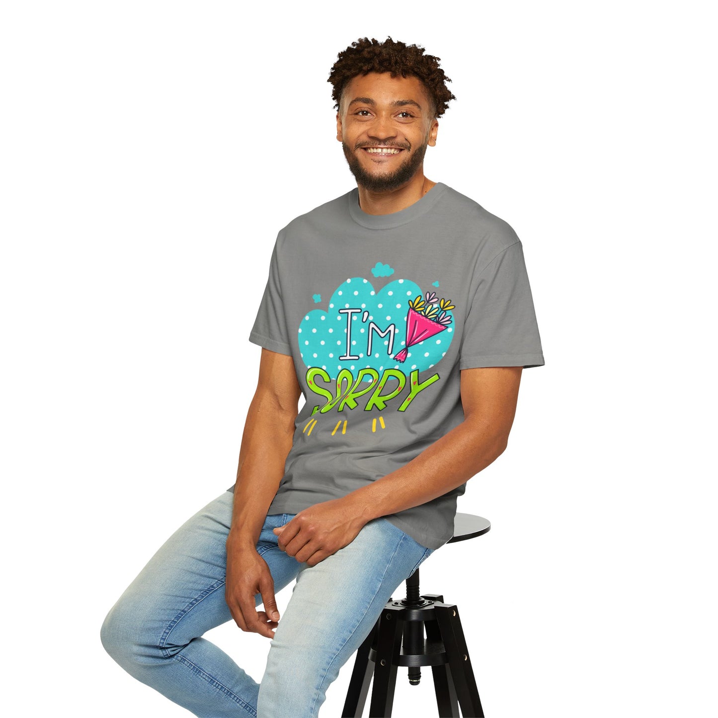 I Am Sorry Emotional Bond Tee Relationship Self Confidence Self Love Forever Support Unisex Heavy Cotton T-Shirt