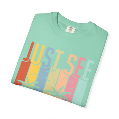 Inspirational Just See Yourself Self-Discovery Personal Vision Focus Summer Vibes Unisex Heavy Cotton T-Shirt