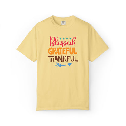 Blessed Grateful ThankfulAppreciate Everything Lovers Tee Positivity Self-Sufficiency Satisfaction Unisex Heavy Cotton T-Shirt