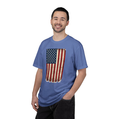 Flag USA - Unisex Garment-Dyed T-shirt