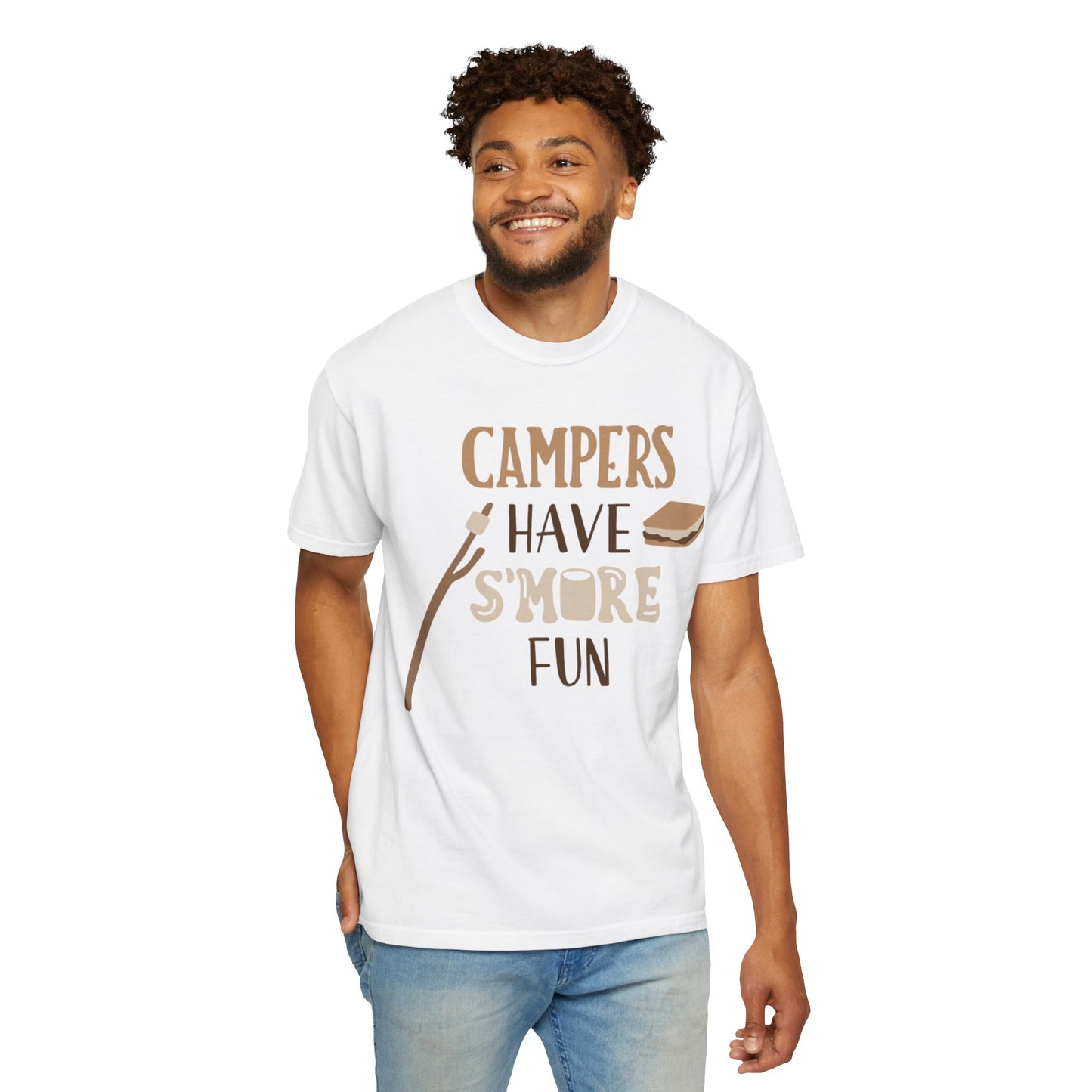 Campers Adventure Mountain Tee Belays Ropes Fun Activities Unisex Heavy Cotton T-Shirt