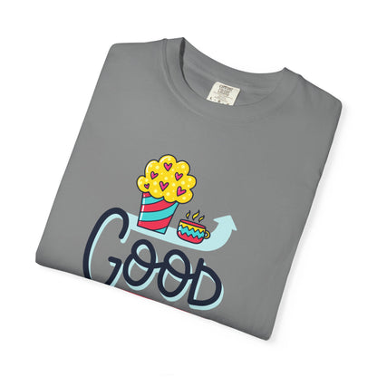 Good Morning Lazy Day Achiever Morning Champion Tee Daily Victory Sleep Defeated Unisex Heavy Cotton T-Shirt
