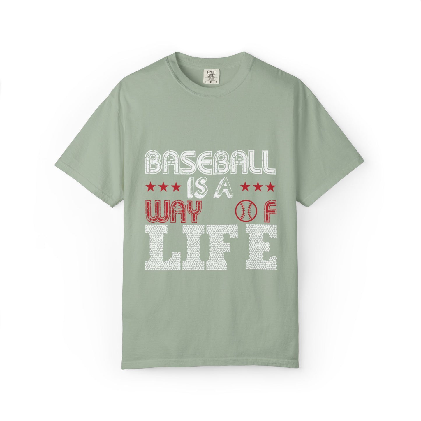 Funny Baseball Is A Way Of Life Sarcastic Deep Love Happiness Passion Baseball lovers Sports Preference Unisex Heavy Cotton T-Shirt