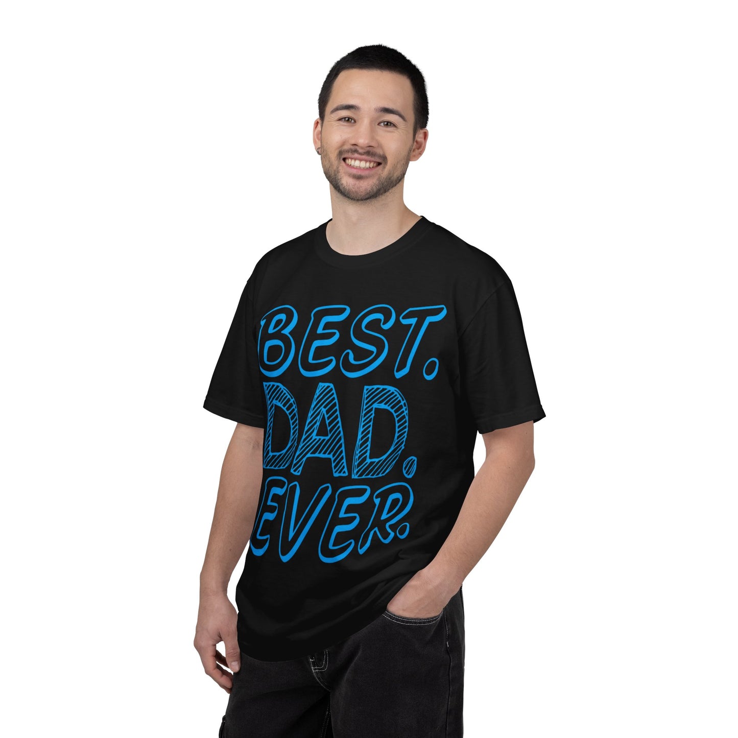 Best Dad Ever Outstanding Supreme Tee Extraordinary Incomparable Champion Unisex Heavy Cotton T-Shirt