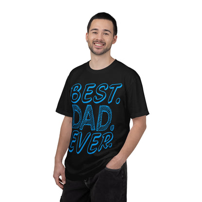 Best Dad Ever Outstanding Supreme Tee Extraordinary Incomparable Champion Unisex Heavy Cotton T-Shirt