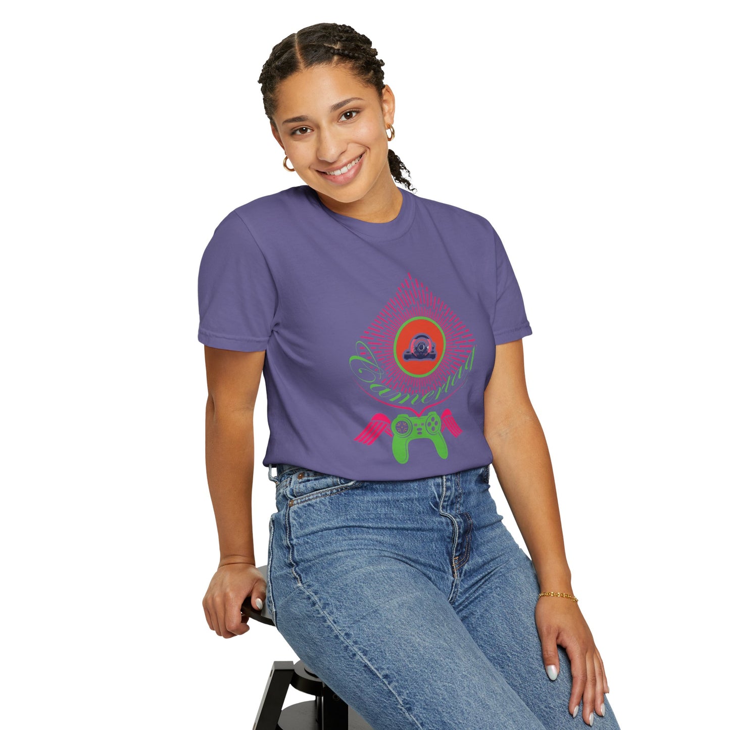 Gamer Warriors Tee Non-Stop Playing Gaming Obsession Unisex Heavy Cotton T-Shirt
