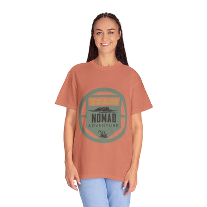Team Nomad Constant Movement Discovery Freedom Adventure Enthusiasts Unisex Heavy Cotton T-Shirt