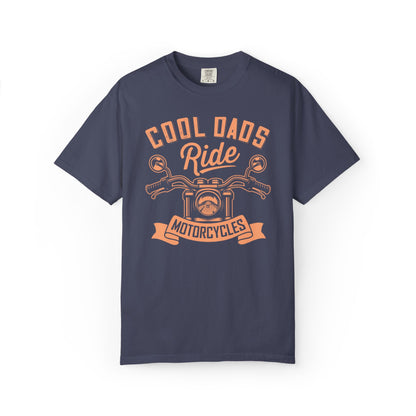Funny Cool Dad Motorcycle Sporty Dad Sarcastic Pedal Power Dad Bike Lover Unisex Heavy Cotton T-Shirt