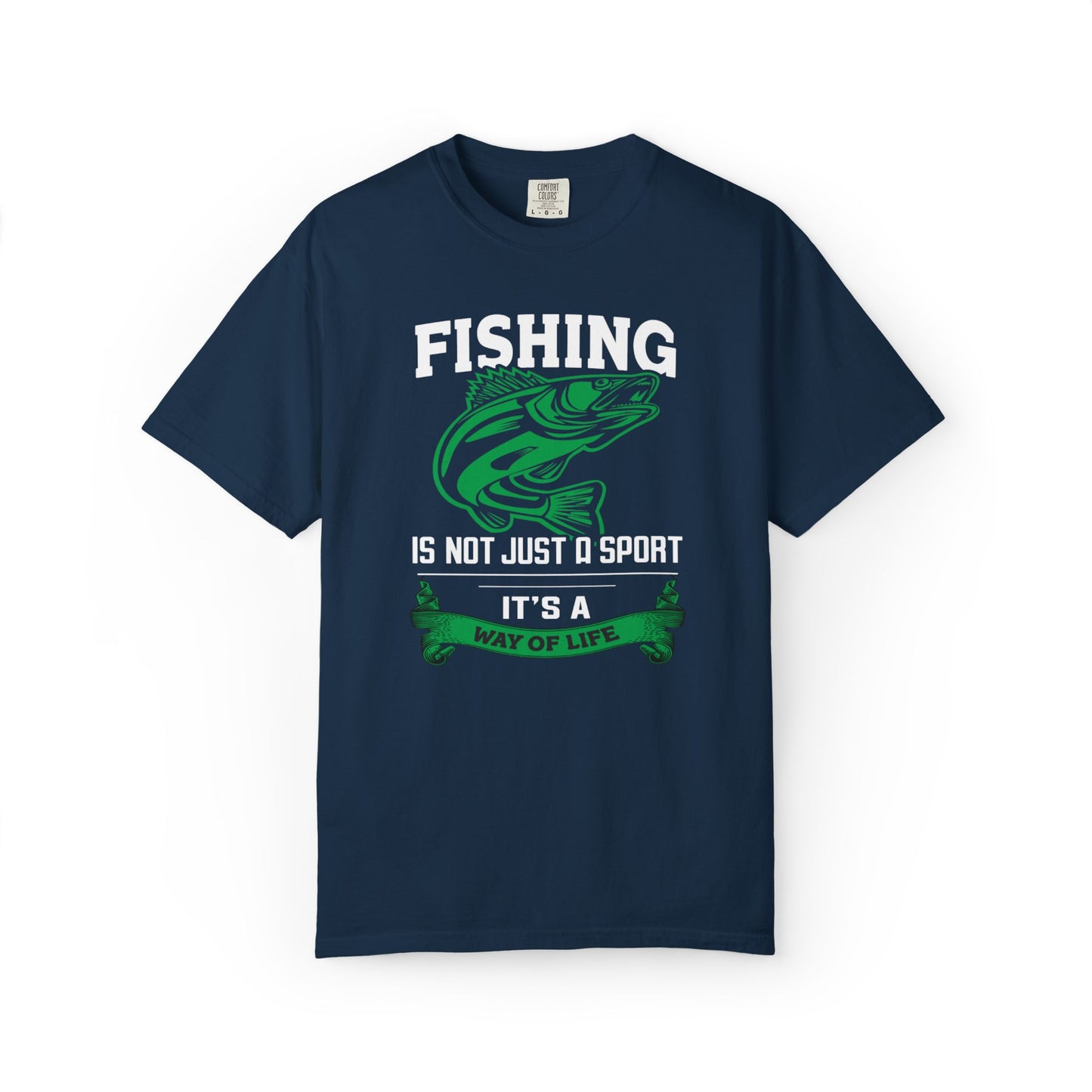 Fishing Is Not Just A Sport Reel Bait Fishing Tee Solitude Unisex Heavy Cotton T-Shirt