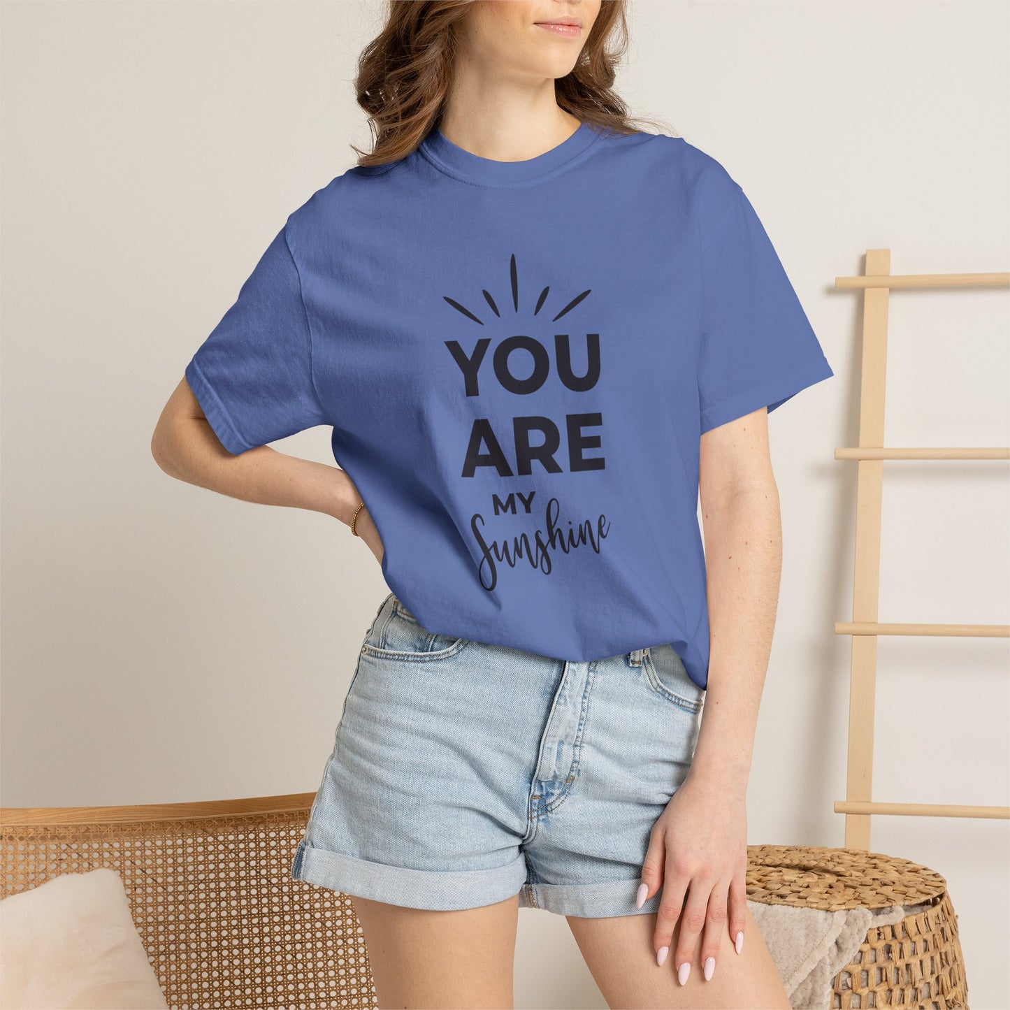 You Are My Sunshine Lovers Tee Hug Rainbow Passion Unconditional Soulful Connection Unisex Heavy Cotton T-Shirt