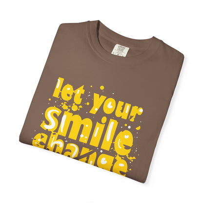 Let Your Smile Change The World Kindness Heartfelt Compliments Tee Thoughtful Gestures Love-Inspiration  Unisex Heavy Cotton T-Shirt